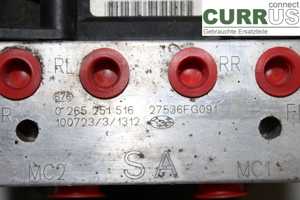 SUBARU STI RACING ABS Hydraulic unit 27596-FG091 2.5I WRX 301HK