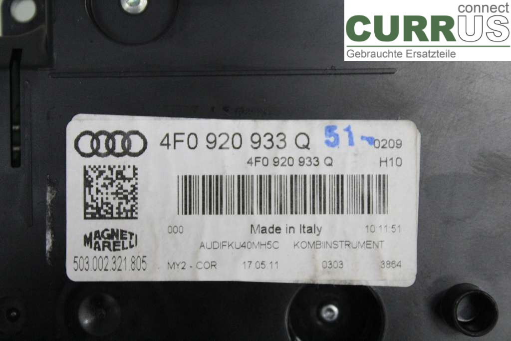 AUDI ALLROAD    06-11 Instrumentkam 4F0920933P 3.0TDI V6 239HK