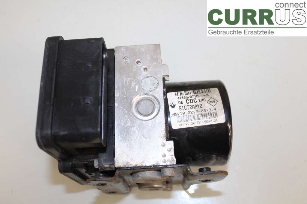 RENAULT LAGUNA III 08-10 Unité hydraulique ABS 476603724R 1.5 DCI