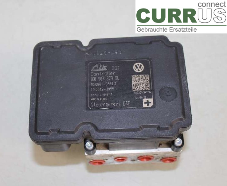 VW GOLF VI     09-13 ABS hydraulisk enhed 1K0614517DP 1.6 TDI 105HK