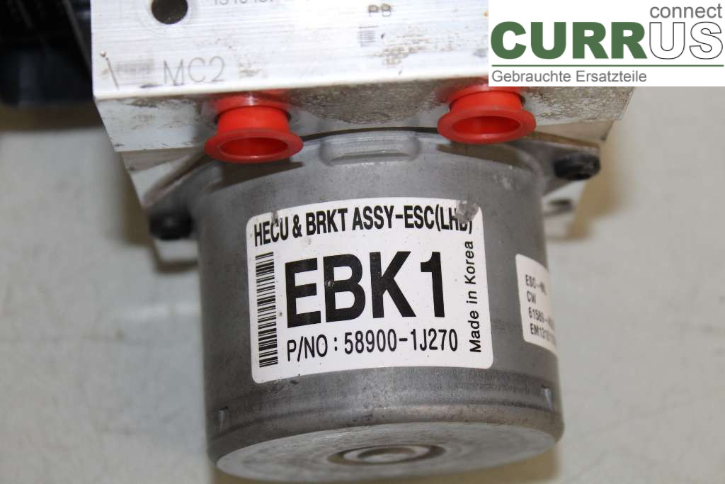 HYUNDAI i20   09-14 ABS hydraulisk enhed 589101J270 1,2i R4 84HK