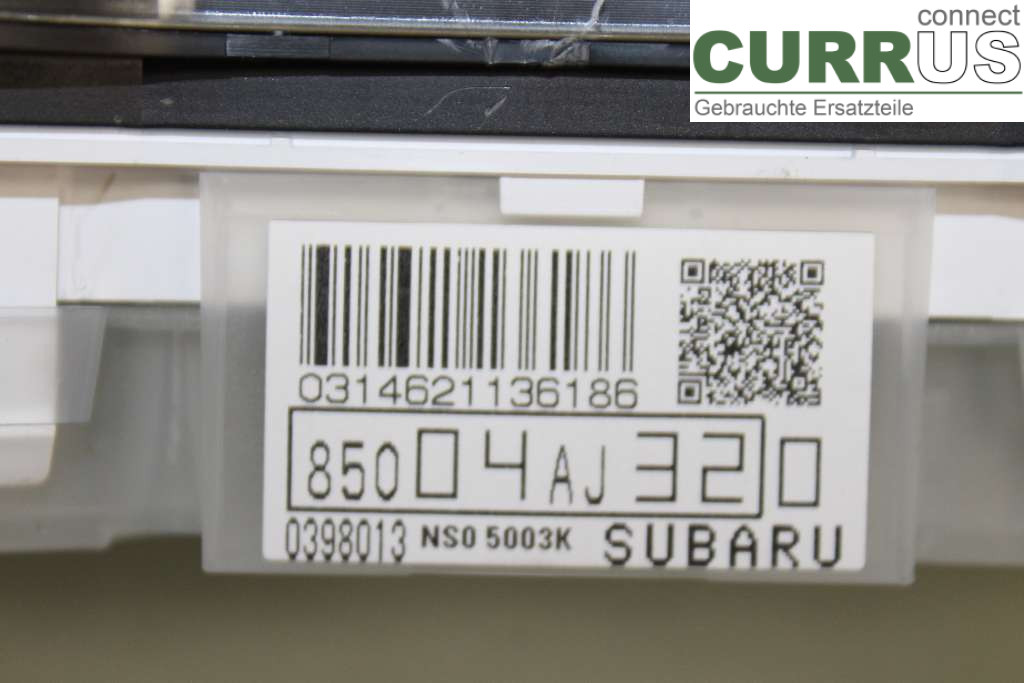 SUBARU OUTBACK    10-14 Instrument cluster / comb 85022-AJ480 2.5I 167HK