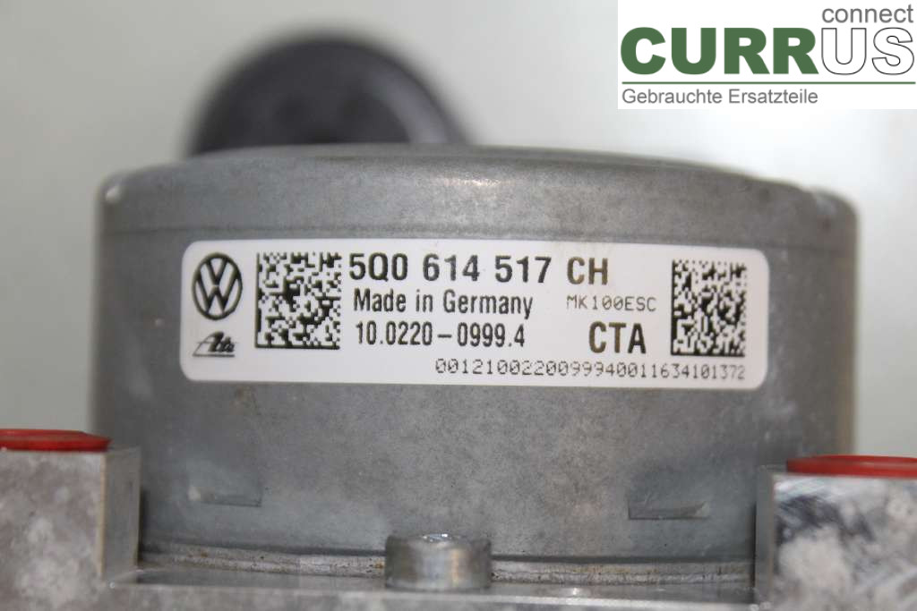 VW GOLF / E-GOLF VII   13-20 ABS hydraulisk enhet 5Q0614517CH 1.8TSI 180HK