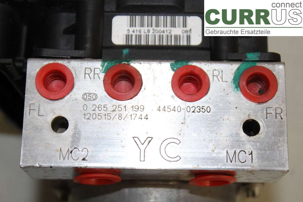TOYOTA AURIS    10-12 ABS Hydraulic unit 44050-02590 1.4 D4-D 90HK