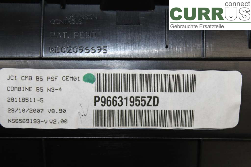 CITROEN C4 I   05-10 Instrument cluster / comb 6106WC 1,6HDI 110HK