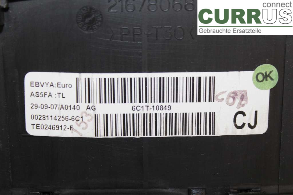 FORD TRANSIT    06-13 Instrument cluster / comb 1754937 2,2tdci 130hk