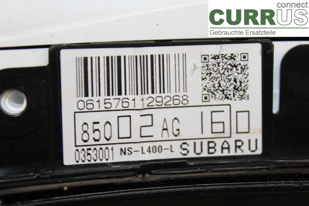 SUBARU OUTBACK   07-09 Instrument cluster / comb 85002AG160 2,0D  150HK