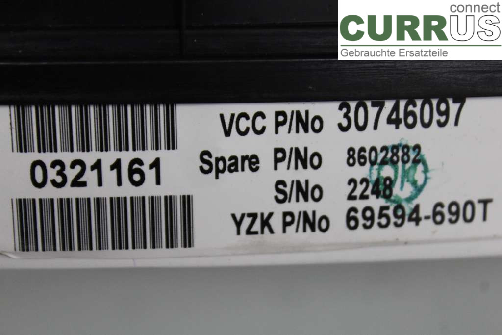 VOLVO S60      05-10 Instrumentpanel / kombiinstrument 36050540 2,4i R5 140Hk