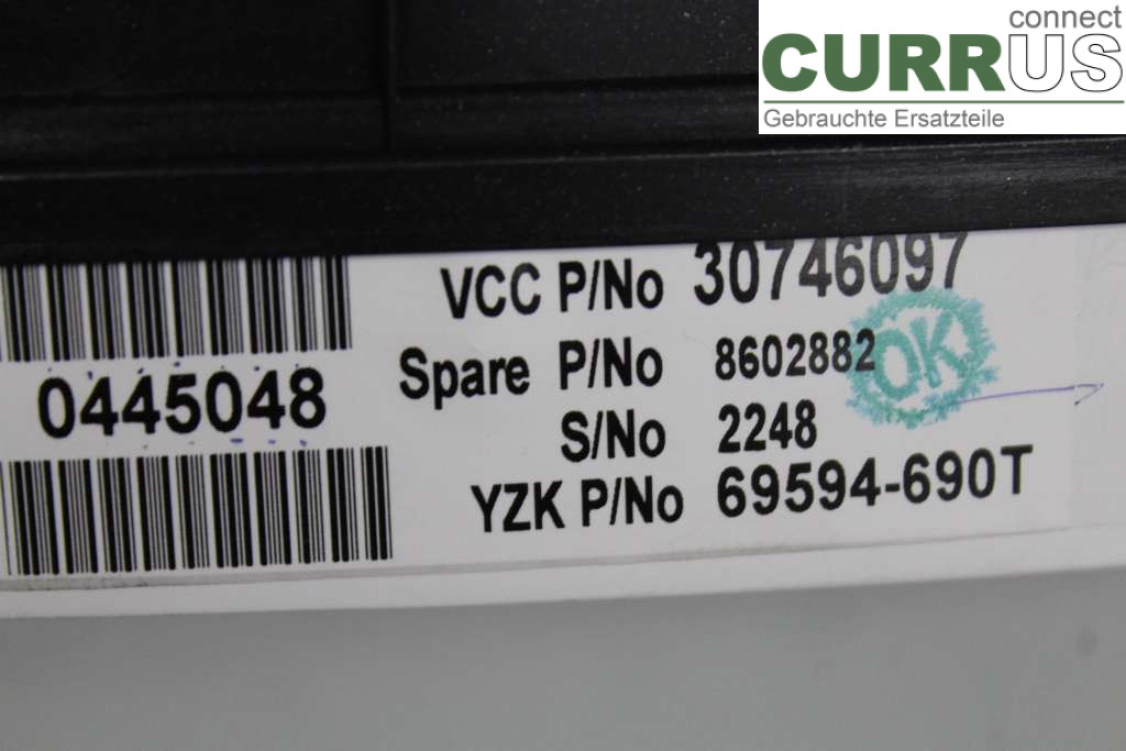VOLVO S60      05-10 Instrumentpanel / kombiinstrument 36050540 2,5T R5 209Hk