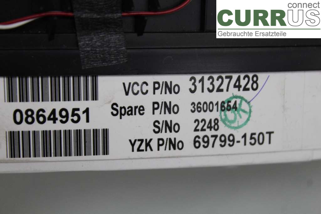 VOLVO XC90    07-14 Instrumentpanel / kombiinstrument 36012392 d5 147kw