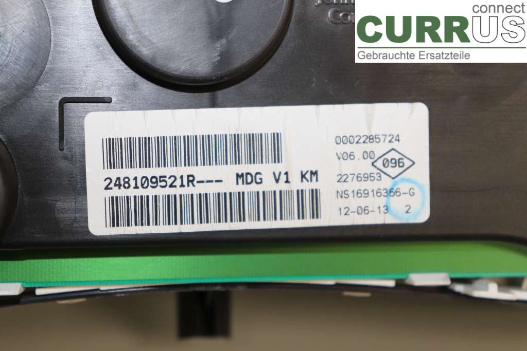 DACIA DOKKER Instrument cluster / comb 248108622R 1,2TCE