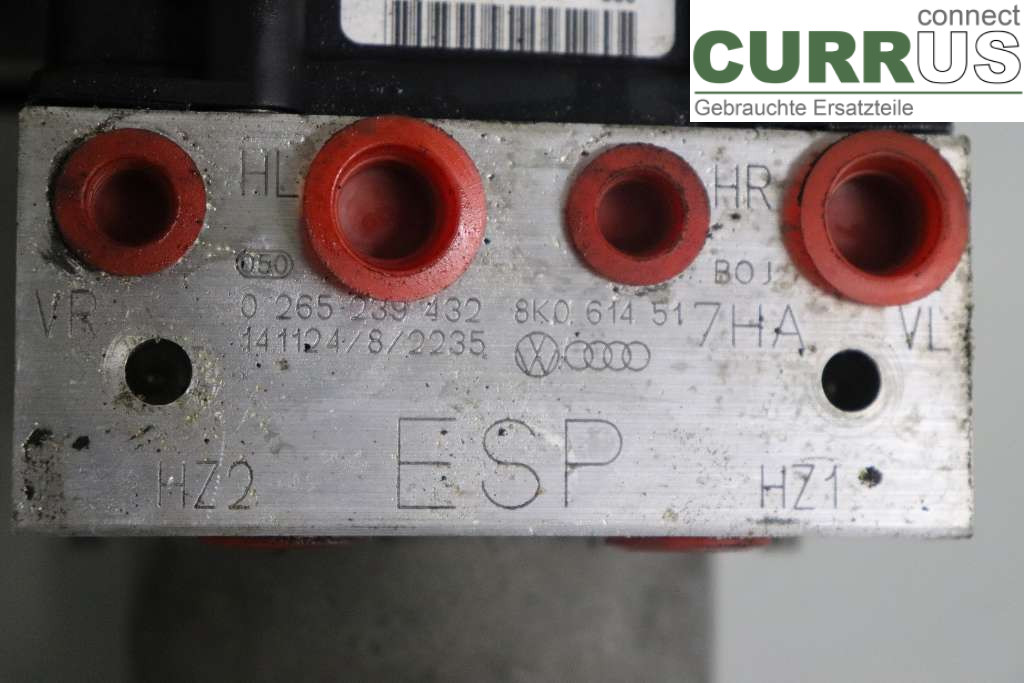 AUDI A4  12-15 ABS Hydraulic unit 8K0614517HC 2.0TFSI 180HK