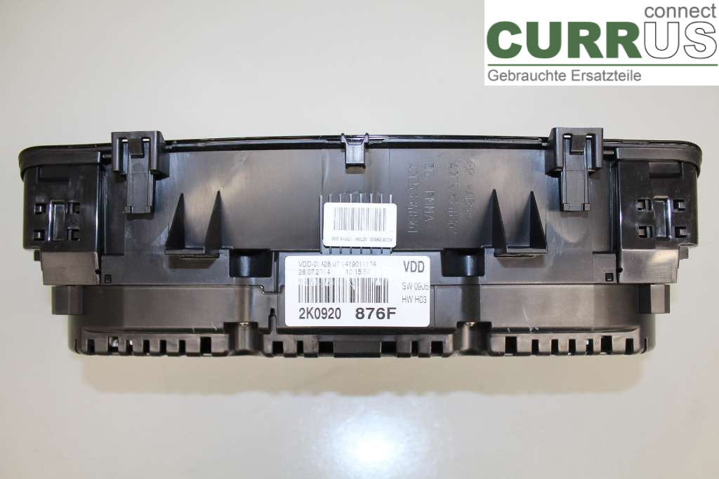 VW CADDY  11-15 Instrument cluster / comb 2K0920876F 2.0TDI 110HK