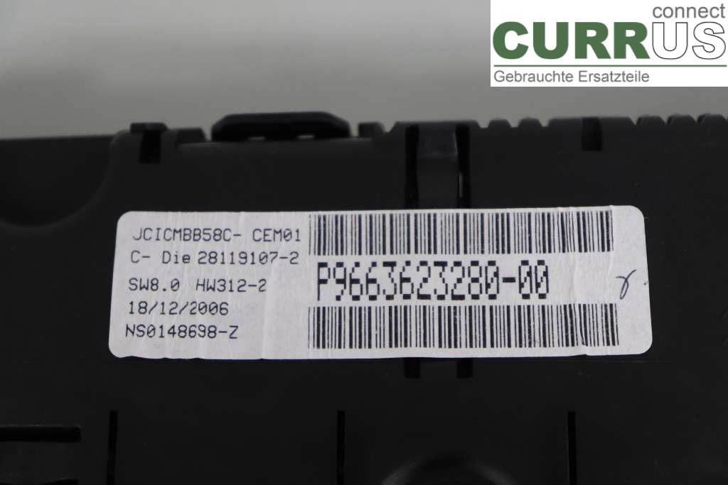 CITROEN C4 PICASSO  06-13 Instrument cluster / comb 6103KV 1,6HDI 80KW