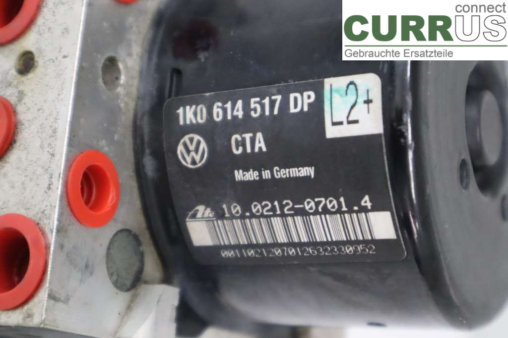 VW CADDY  11-15 ABS Hydraulic unit 1K0614517DP 2.0TDI 110HK