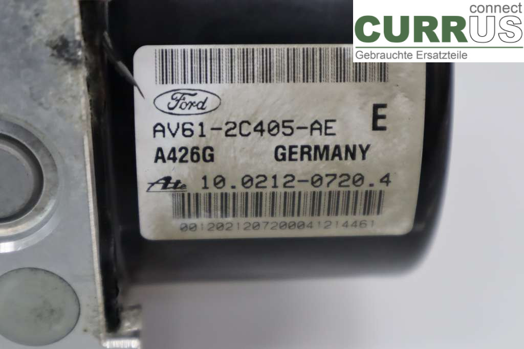 FORD C-MAX II  11-14 ABS Hydraulic unit 1847182 1.6TDCI 95HK