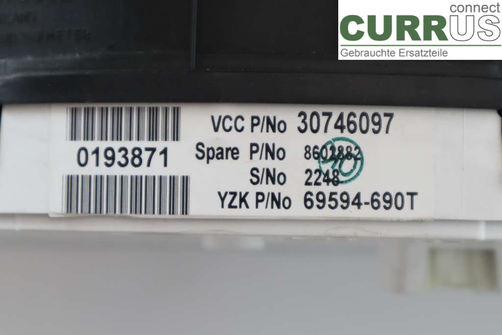 VOLVO XC70   05-07 Instrument cluster / comb 36050540 2,5T 20V