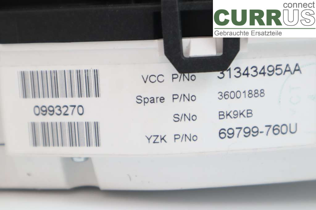 VOLVO V60  11-13 Instrumentkam 36001888 1,6d drive