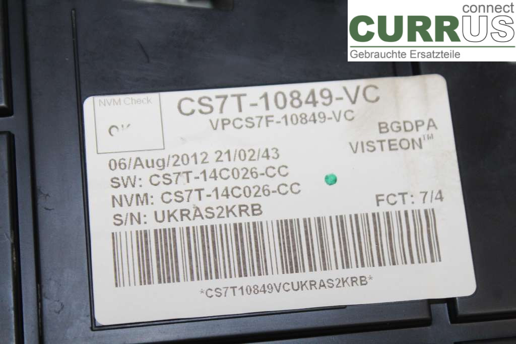 FORD S-MAX  06-15 Instrumentkam 1859263 2.0TDCI 163HK