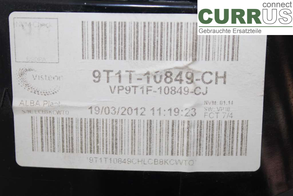 FORD TRANSIT CONNECT 09-13 Bloc instruments / combiné 1764177 1.8TDCI 90HK