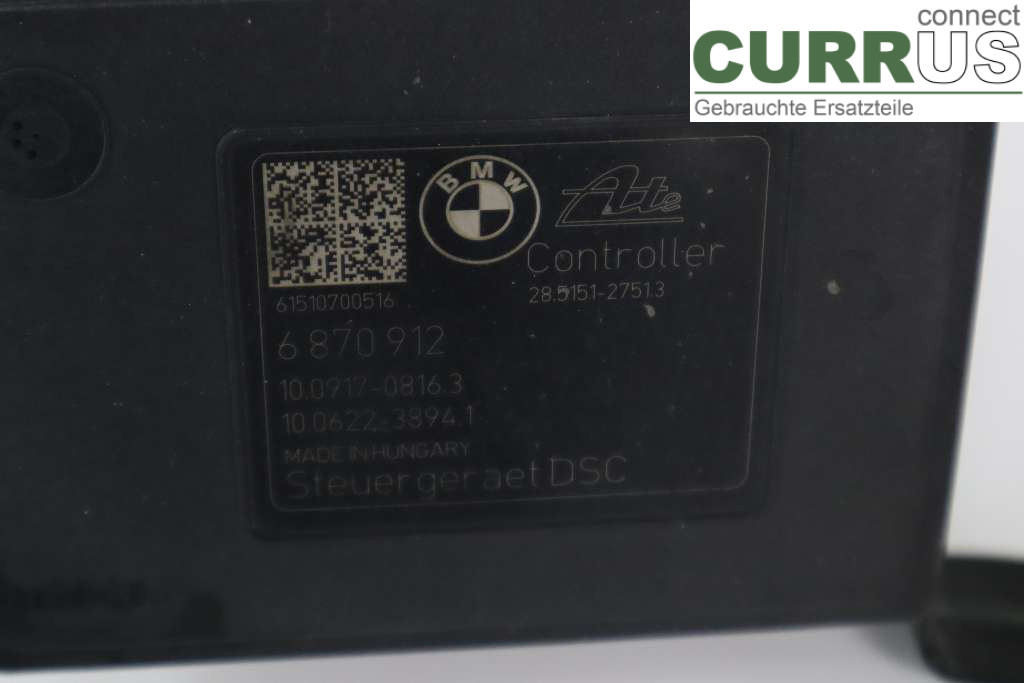 BMW 3 F30/F31/F80    12-19 ABS Hydraulic unit 34516891615 2.0D 184HK
