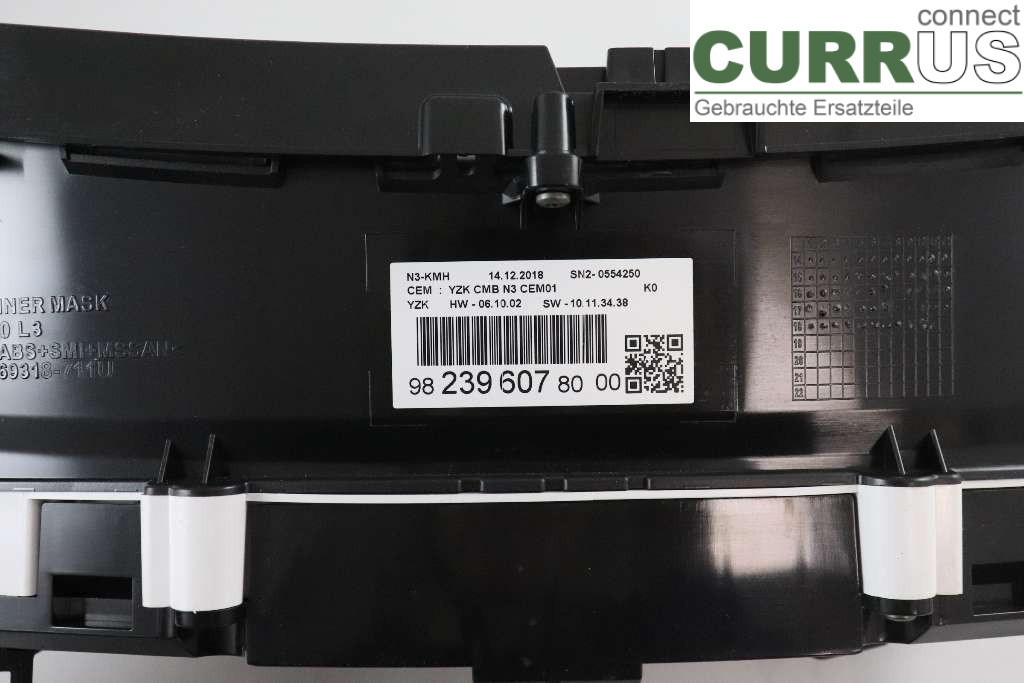 TOYOTA PROACE II  16- Instrument cluster / comb  1.5D 120HK
