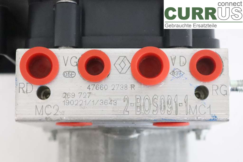 DACIA DUSTER  18- ABS hydraulisk enhet  1.5DCI 116HK
