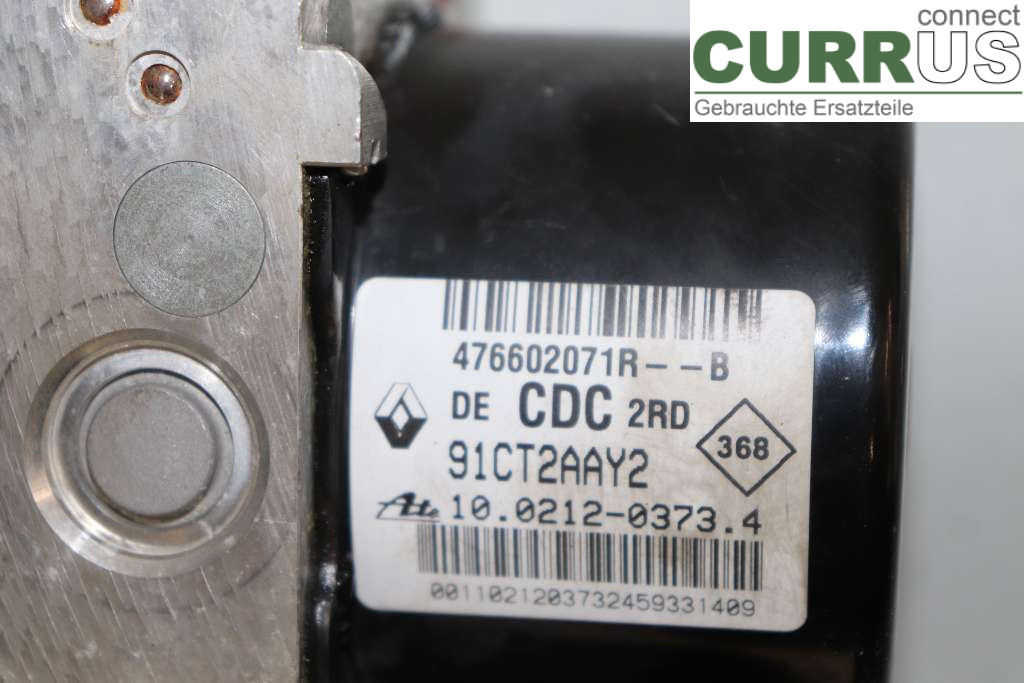 RENAULT LAGUNA III 08-10 ABS Hydraulic unit 476603724R 2.0 DCI 150HK