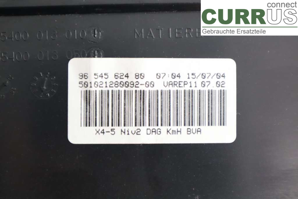 CITROEN C5      -04  Instrument cluster / comb 6105JK RFN