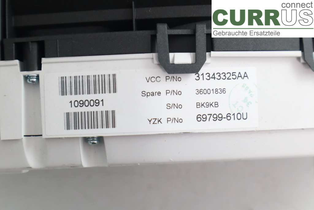 VOLVO V70      08-13 Bloc instruments / combiné 36001836 d2 114hk