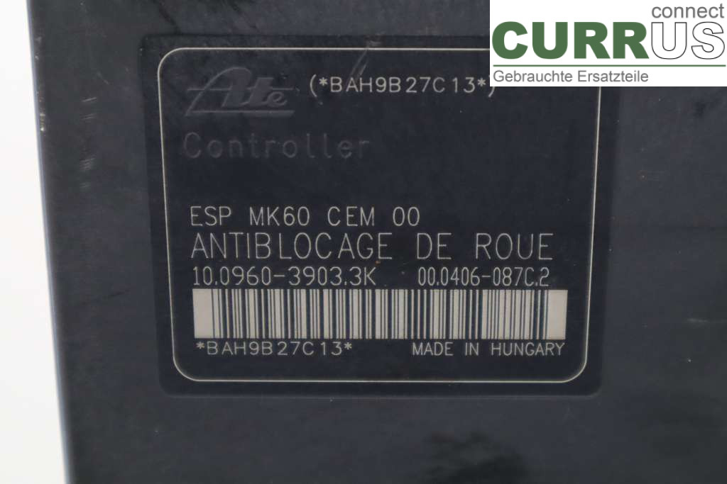 CITROEN C3 PICASSO ABS Hydraulic unit 4541QP 1.4VTI 95HK
