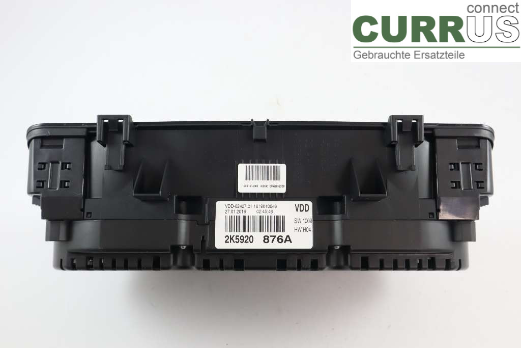 VW CADDY  16-20 Instrument cluster / comb 2K5920876AX 2.0TDI