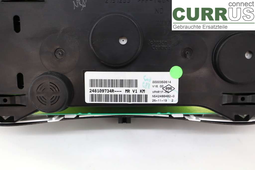 DACIA DOKKER Instrument cluster / comb 248109734R 1.5DCI 95HK