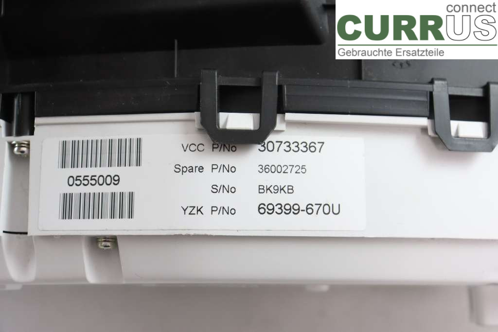 VOLVO V70      08-13 Instrumentenkombination 36002725 d5 2,4 151kw