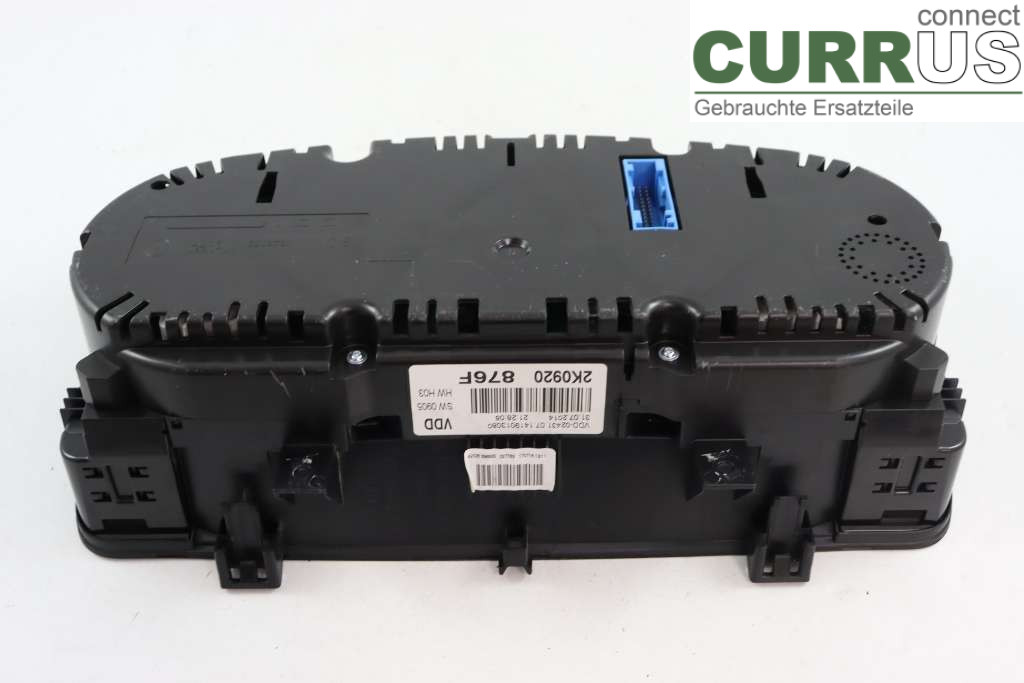 VW CADDY  11-15 Instrument cluster / comb 2K0920876FX 1.6TDI 102HK