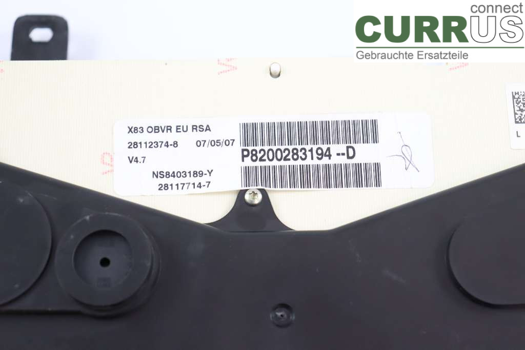 NISSAN PRIMASTAR Instrumentpanel / kombiinstrument 8200283194 2.0CDI R4 114HK