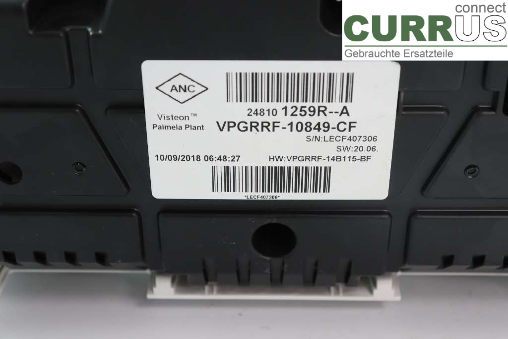 RENAULT CLIO IV   16-19 Instrument cluster / comb 248101259R 0.9TCE 76HK