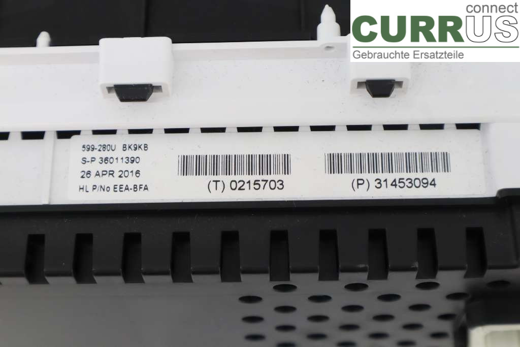 VOLVO V60 CROSS COUNTRY  16-18 Instrument cluster / comb 36051275 D4204T14