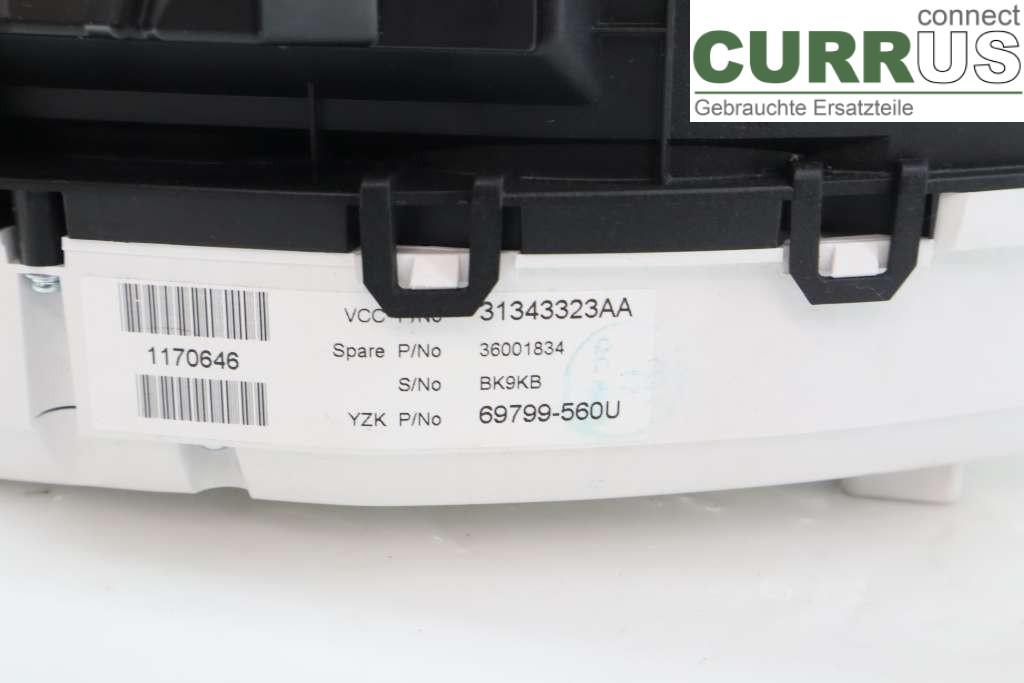 VOLVO S60      11-13 Instrument cluster / comb 36001834 D4162T