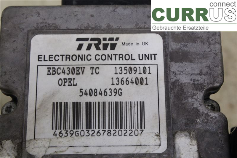 OPEL VECTRA  C   02-05 ABS-Hydraulikeinheit 09191496 2,2 DTI