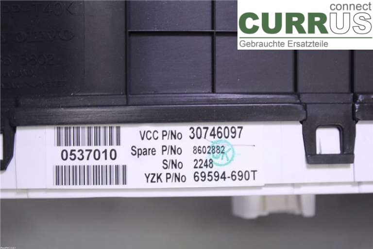 VOLVO S60      05-10 Instrument cluster / comb 36050540 2,4