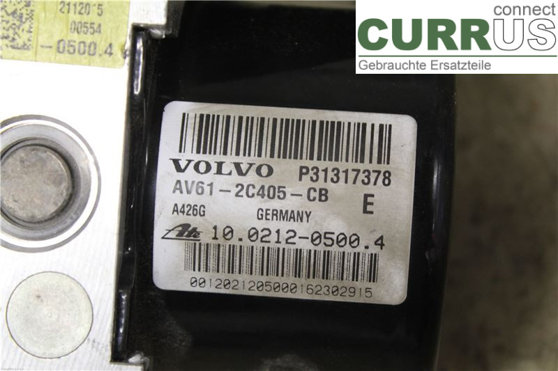 VOLVO V50      08-12 ABS Hydraulic unit 31317379 D2 1.6