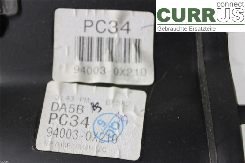 HYUNDAI i10 PA 08-13 Instrument cluster / comb 940030X210 1,1