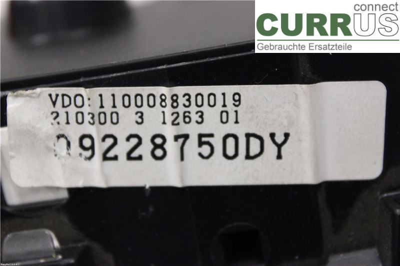 OPEL ASTRA  G    98-03 Instrumentkam P1256231 2,0DI