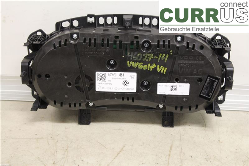 VW GOLF / E-GOLF VII   13-20 Instrument cluster / comb 5G0920861 1.4 TSI