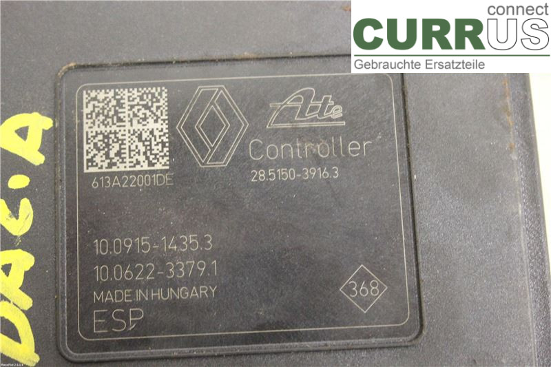 DACIA LODGY  12-18 ABS Hydraulic unit 476605737R 1,2TCE