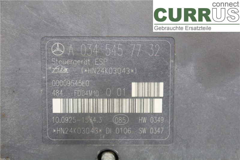 MB CLK (C209)   02-09 ABS Hydraulic unit A0054312912 1,8 K