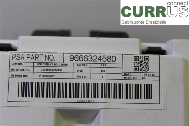 CITROEN C5  08-17 Instrument cluster / comb 9805315680 2,0 HDI