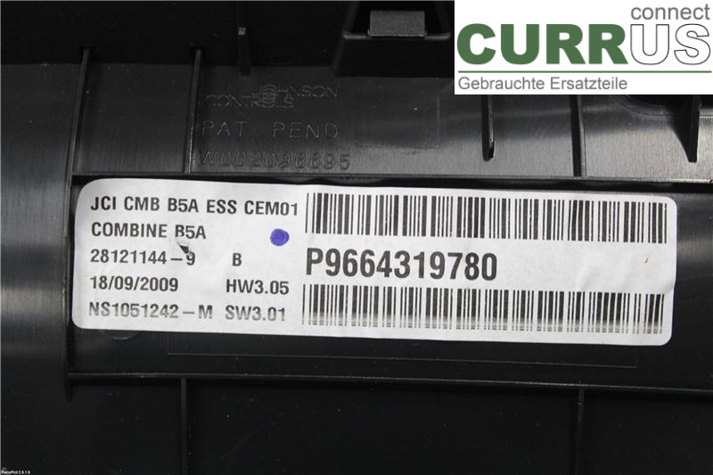 CITROEN C4 I   05-10 Instrumentkam 6103C0 1,6 BioFlex