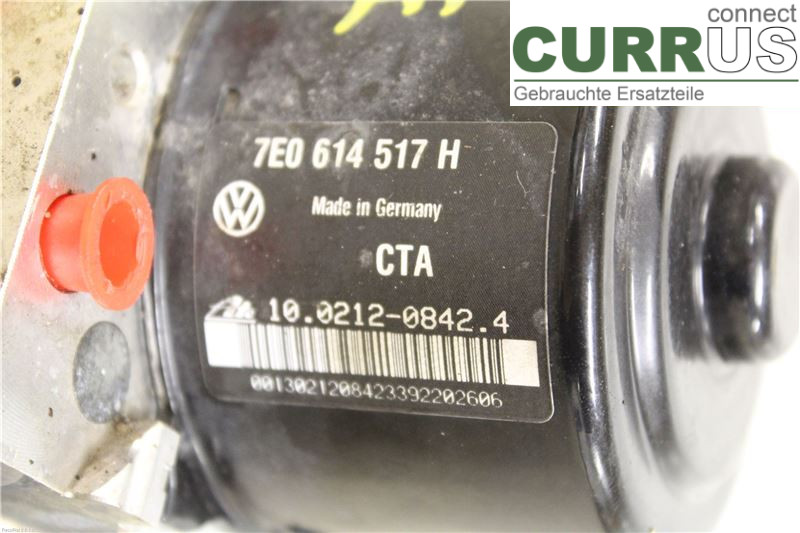 VW TRANSP/CARAVELLE 04-15 ABS Hydraulic unit 7E0614517H 2,0 TDI